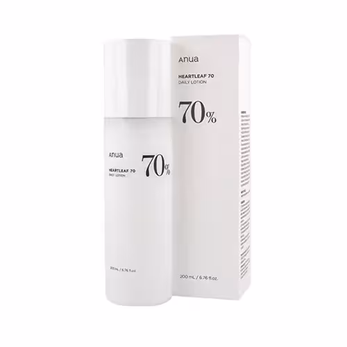 لوسیون آبرسان و تسکین دهنده آنوا 70% ANUA Heartleaf Daily Relief Lotion