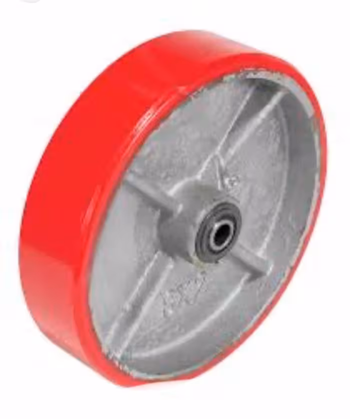 چرخ پلی یورتان رینگ چدن تک سایز 75 صنایع سنگین ( تخفیف سفارش عمده)