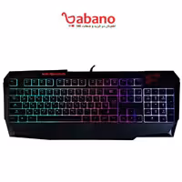 کیبورد مخصوص بازی ام اس آی مدل MSI Interceptor DS4200 همراه با حروف فارسی