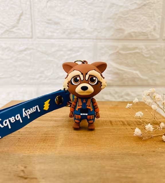 جاکلیدی سیلیکونی طرح روباه کیوت