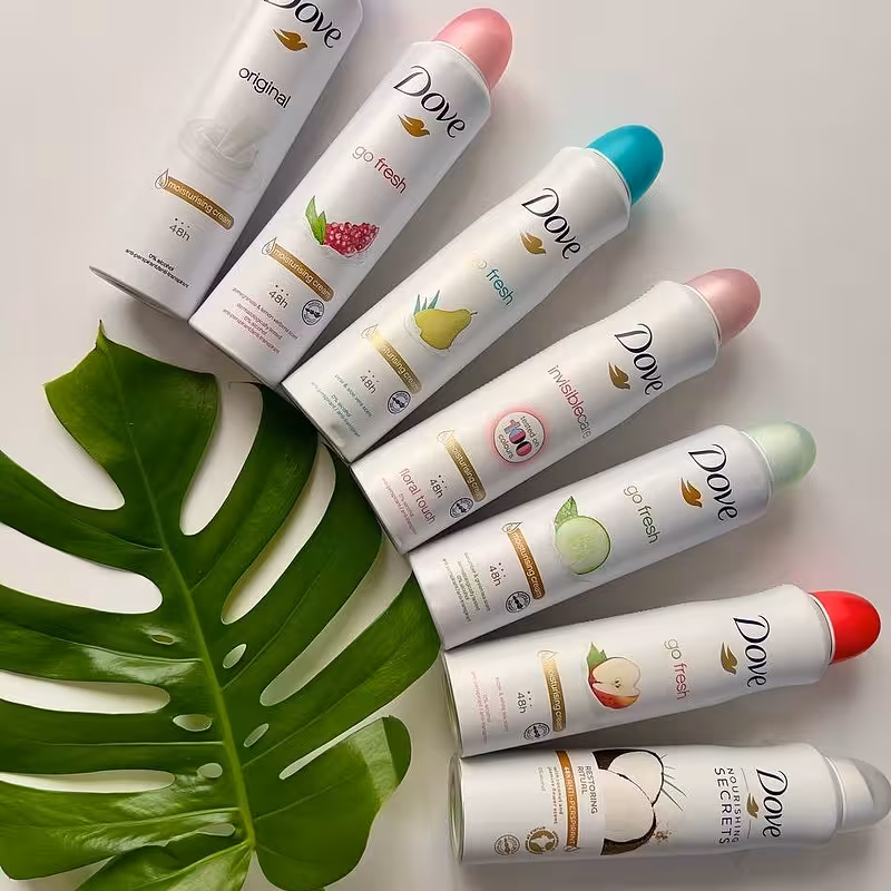 اسپری بدن ضد تعریق زنانه داو Dove