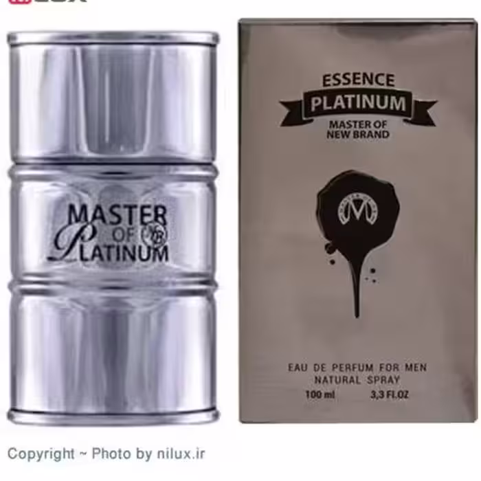 ادو پرفیوم مردانه مدل مستر آف پلاتینیوم Master Of Platinum نیو برند