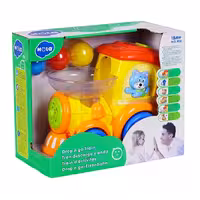 اسباب بازی قطار توپ پرت کن موزیکال هولا تویز