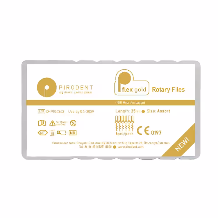 فایل روتاری گلد مدل P-Flex Gold Pirodent