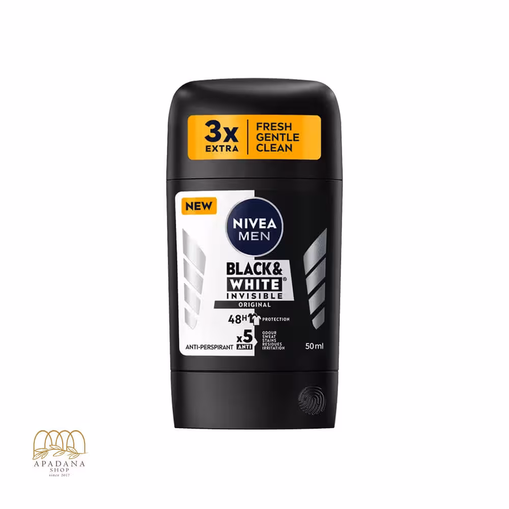 استیک ضد تعریق آقایان نیوآ Black and White Original حجم 50 میل