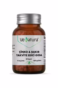 کپسول زینک و مس Venatura - بسته 60 عددی