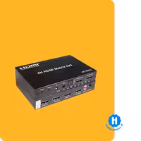 ماتریکس سوئیچ 2 در 4 HDMI با ریموت کنترل کی نت K-MAHD2042