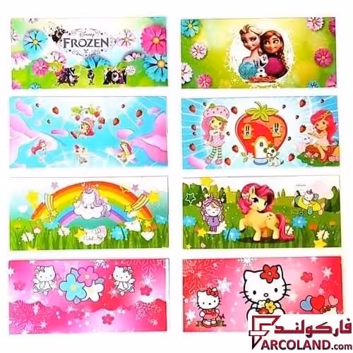 پاکت پول مدل کودکانه طرح فانتزی بسته 12 عددی