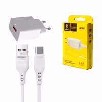 آداپتور شارژر باکابل Type C 5V 2.4A Denmen DC01T