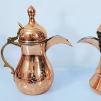 قهوه جوش   (دله عربی مسی )  طرحدار نانو شده 