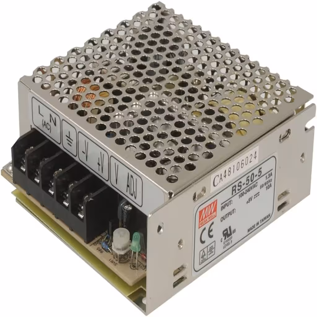 منبع تغذیه مینول سری RS-50-5