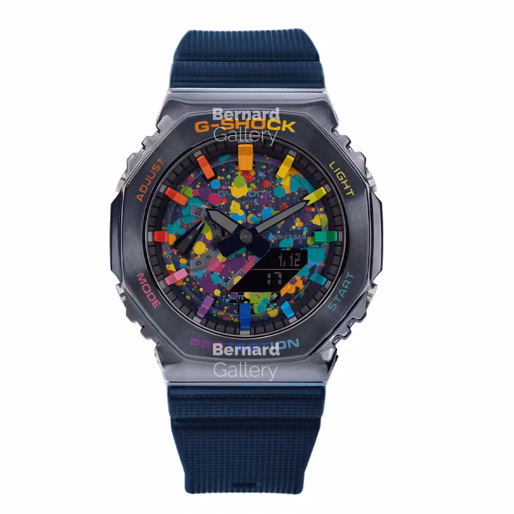 ساعت مچی کاسیو جی شاک G-Shock CasiOak Blue Phantasm-GM-2100 Custom