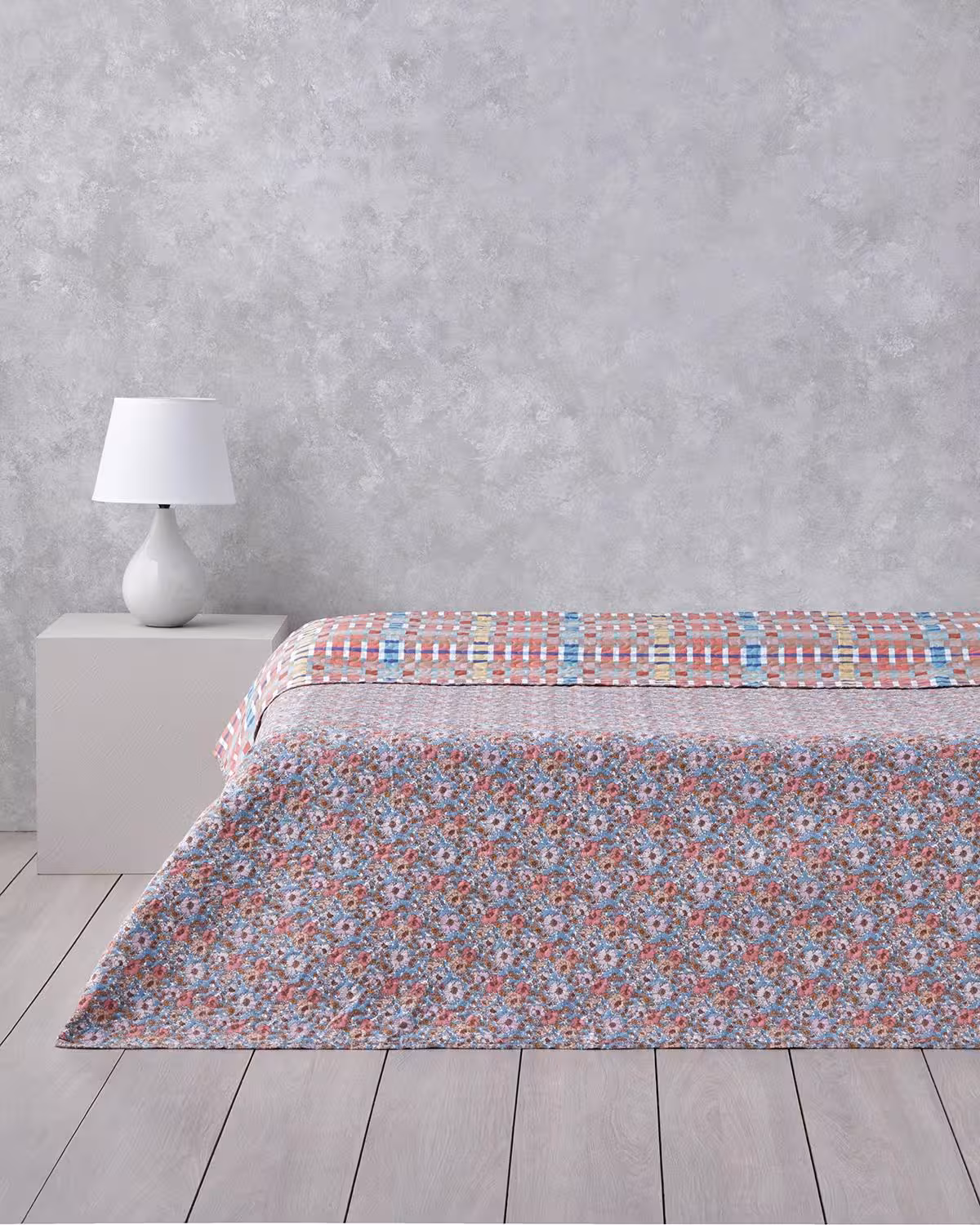 روتختی انگلیش هوم طرح Ruby Blossom دونفره 1 تکه