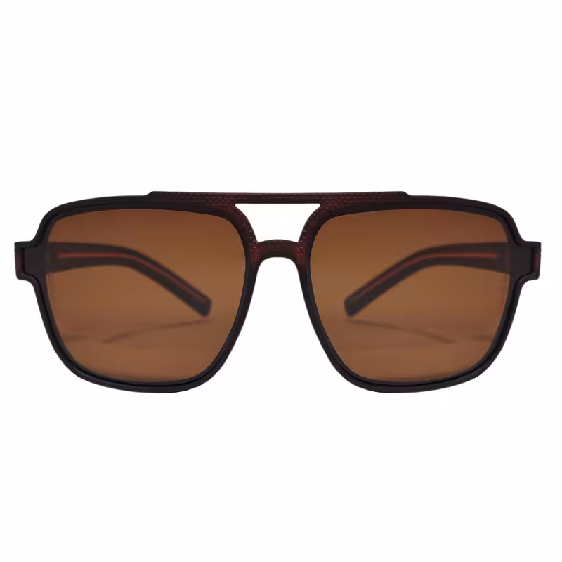 عینک آفتابی مردانه اوگا مدل دوبل کائوچو تیار پلاریزه کد 0341 UV400