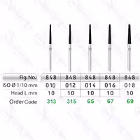 فرز الماسی توربین تراش FLAT END CYLINDER 848 تیزکاوان TEES KAVAN