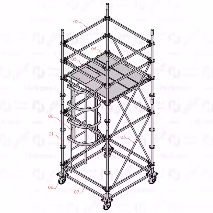 برجک زودبست - 4 متری
