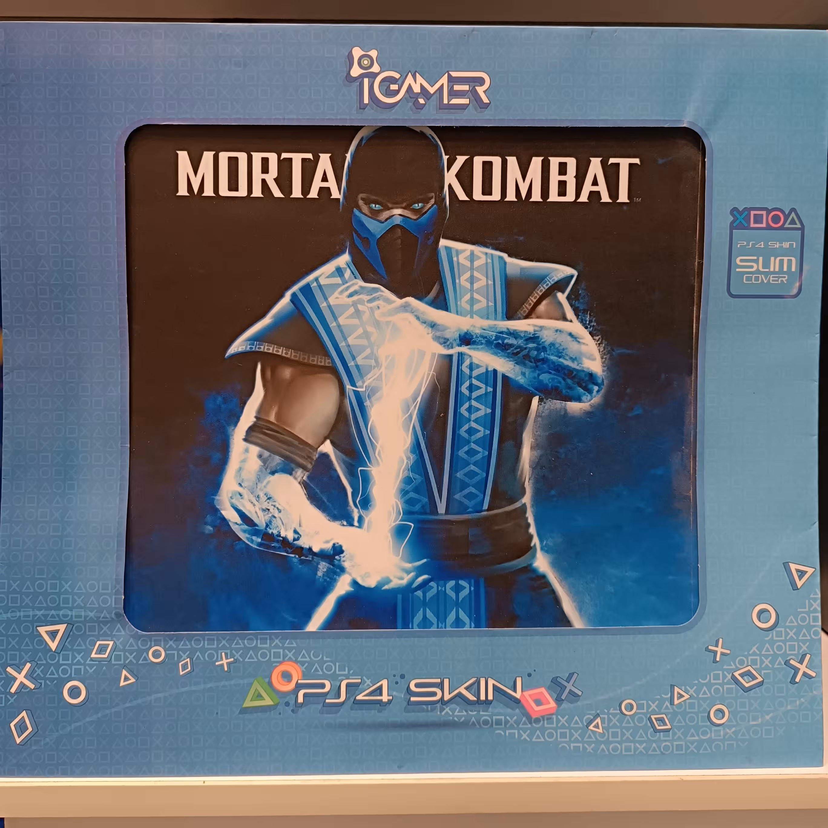 برچسب محافظ ps4 طرح مورتال