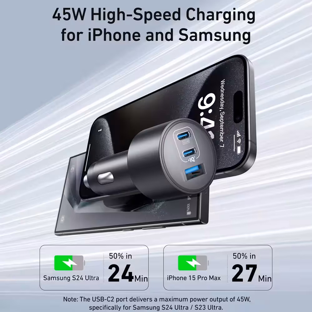 شارژر فندکی 167.5وات انکر مدل A2737