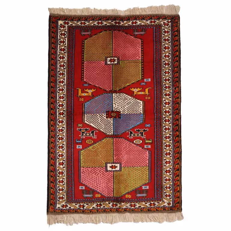 فرش دستباف دو نیم متری مدل خراسان کد 40201142