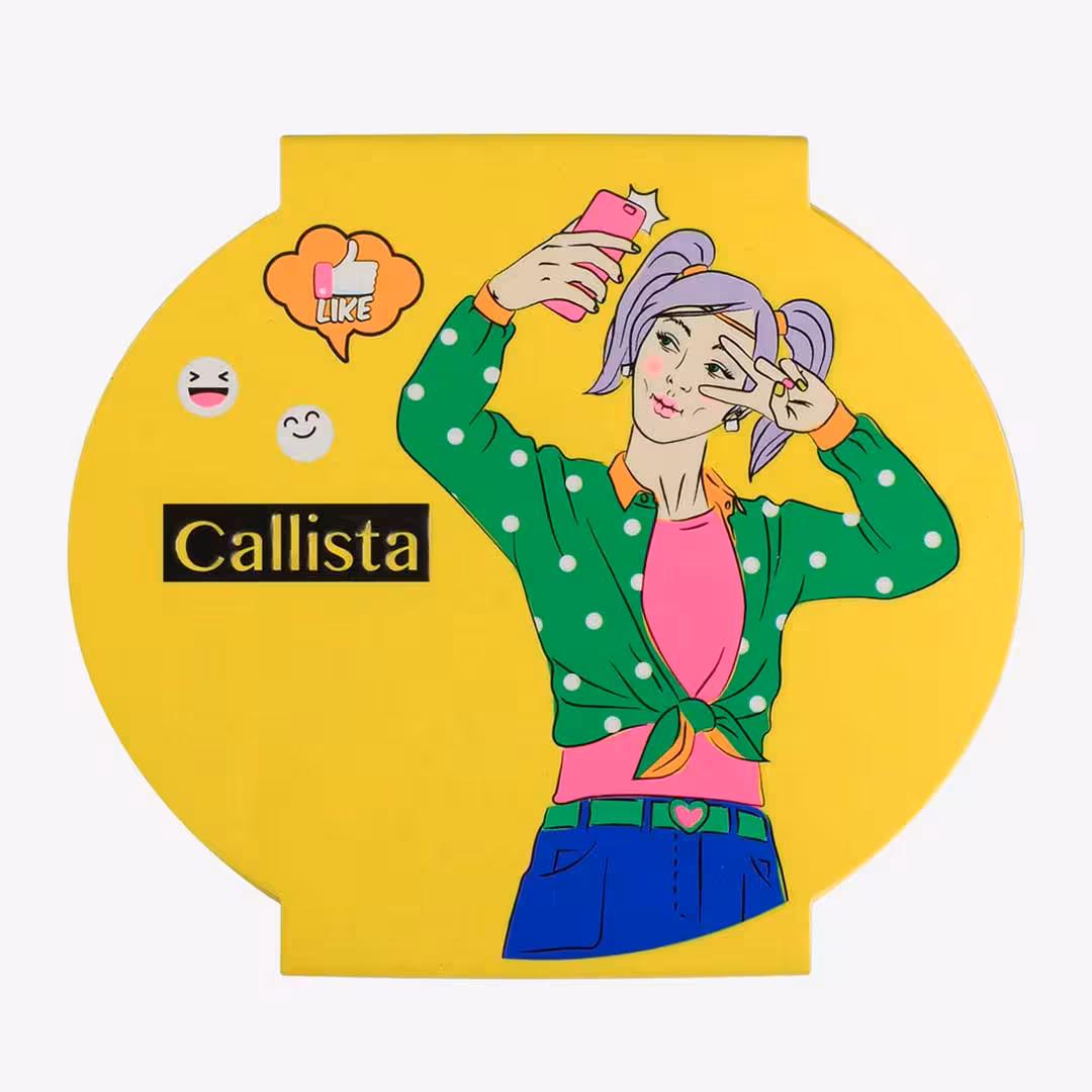 پنکک فشرده ساده مدل Smooth سری CP کالیستا 10 گرم Callista