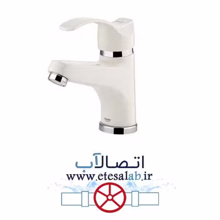 روشویی ثابت مدل اپال شیری کروم برند شودر