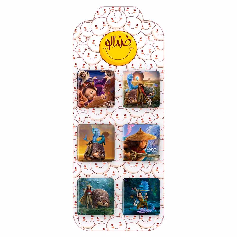 پیکسل خندالو مدل رایا و آخرین اژدها کد 317A مجموعه 6 عددی