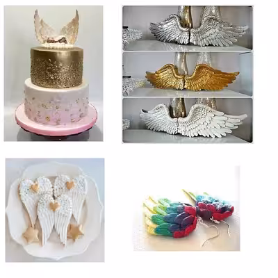 قالب فوندانت بهگز مدل بال بزرگ