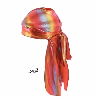 دستمال سر و گردن مدل دورگ ابریشم هولوگرامی