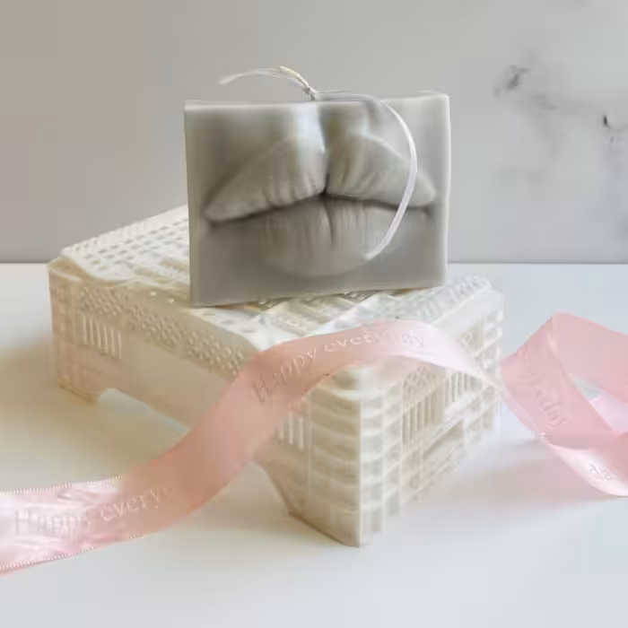 قالب شمع مدل لب دکوراتیو