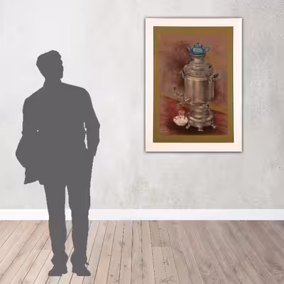 تابلو نقاشی طرح سماور کد 005