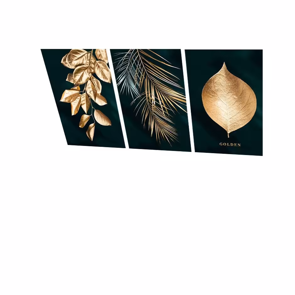 تابلو مدل برگ مجموعه 3 عددی