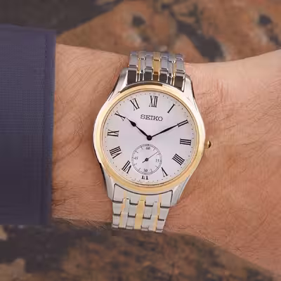 ست ساعت مچی عقربه ای زنانه و مردانه سیکو مدل SRK048P1-SWR070P1