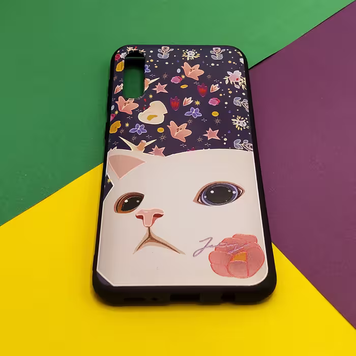 کاور مدل گربه کد 03 مناسب برای گوشی موبایل سامسونگ Galaxy A70/A70S