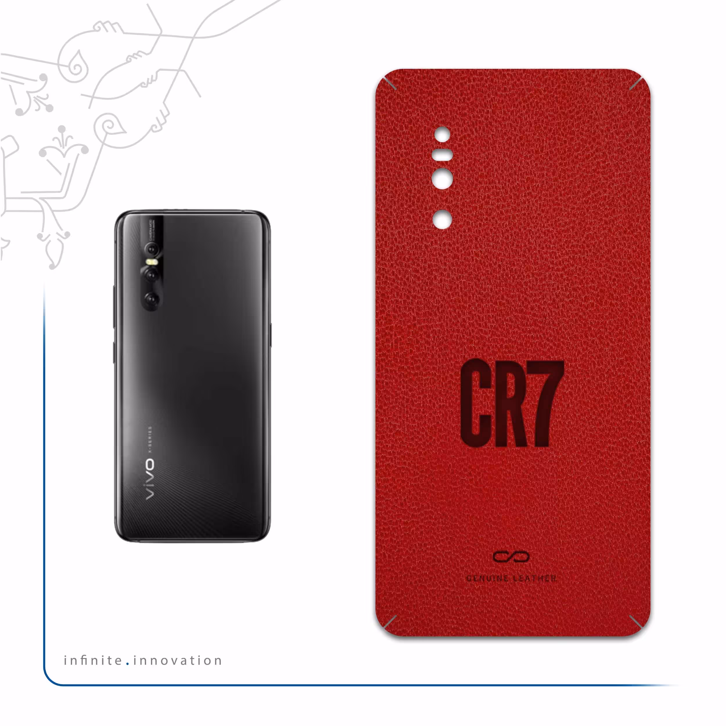 برچسب پوششی ماهوت مدل RL-CR7 مناسب برای گوشی موبایل ویوو X27