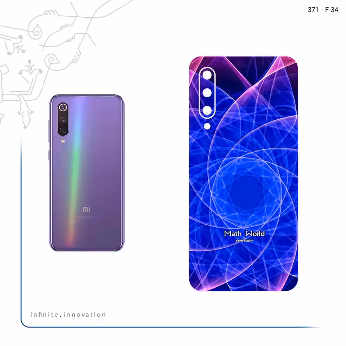 برچسب پوششی ماهوت مدل Mathematical Geometric Shape 9 مناسب برای گوشی موبایل شیائومی Mi 9 SE