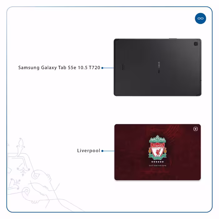 برچسب پوششی ماهوت مدل Liverpool مناسب برای تبلت سامسونگ Galaxy Tab S5e 10.5 2019 T720