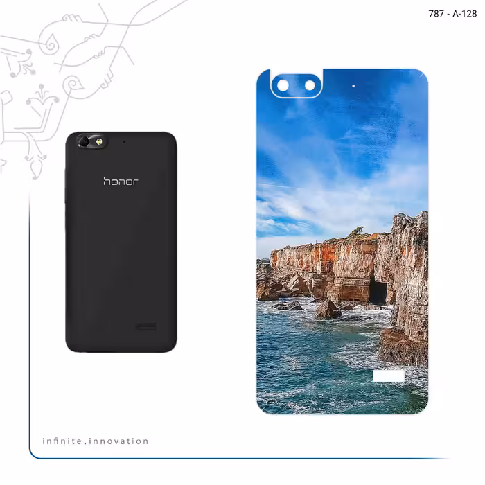 برچسب پوششی ماهوت مدل Rock Mountain مناسب برای گوشی موبایل آنر 4C