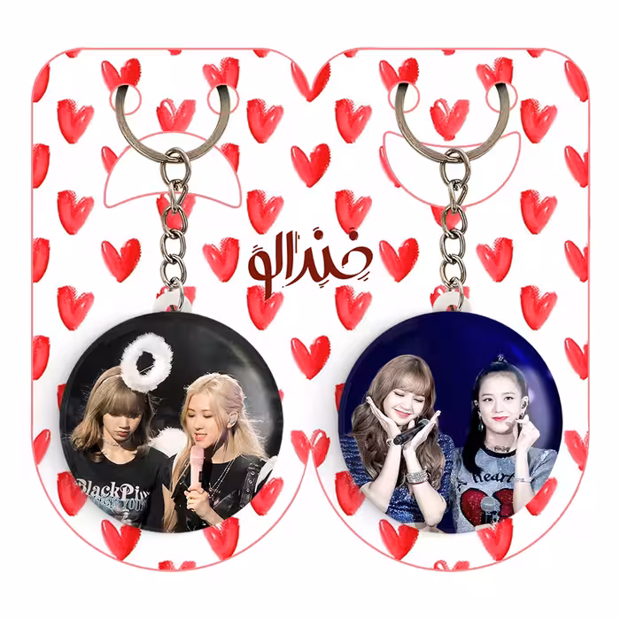 جاکلیدی خندالو مدل گروه بلک پینک کد 1446414458 مجموعه 2 عددی