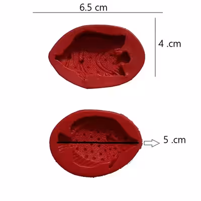 سیلیکون قالب گیری به گز مدل ماهی آکواریوم مجموعه 2 عددی