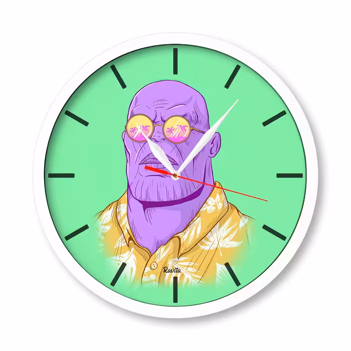 ساعت دیواری راویتا مدل مدل اونجرز کد 3373