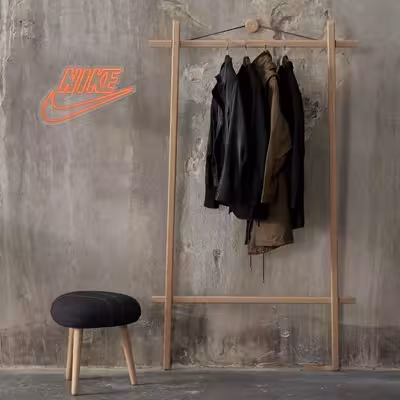 چراغ دیواری نئون دیزاین طرح Nike-Text_ORG