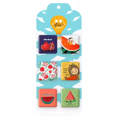 پیکسل خندالو مدل شب یلدا کد 399B مجموعه 6 عددی