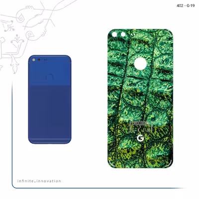 برچسب پوششی ماهوت مدل Crocodile Skin مناسب برای گوشی موبایل گوگل Pixel XL