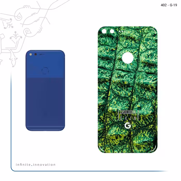 برچسب پوششی ماهوت مدل Crocodile Skin مناسب برای گوشی موبایل گوگل Pixel XL