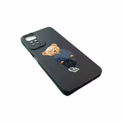 کاور مدل سیلیکونی طرح خرسی مناسب برای گوشی موبایل شیائومی Redmi note 11 pro