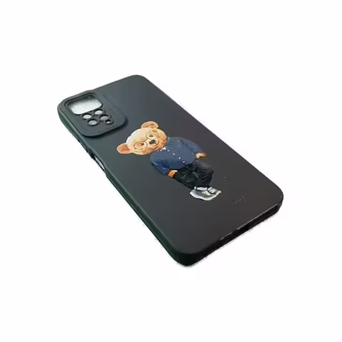 کاور مدل سیلیکونی طرح خرسی مناسب برای گوشی موبایل شیائومی Redmi note 11 pro