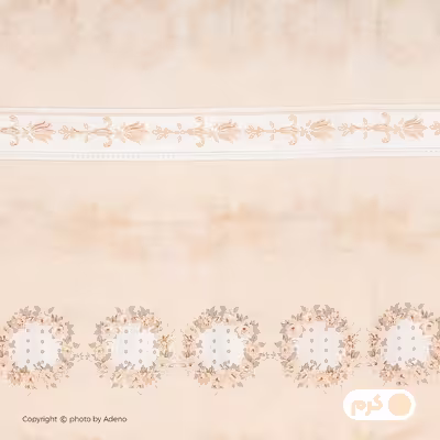 ملحفه آدنو مدل مهتاب کد IR74 دونفره سایز 140x200 سانتیمتر