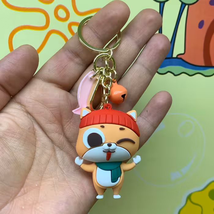 جاکلیدی مدل گربه سیلیکونی سرما