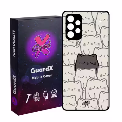 کاور گارد ایکس طرح گربه مدل Glass10545 مناسب برای گوشی موبایل سامسونگ Galaxy A33 5G