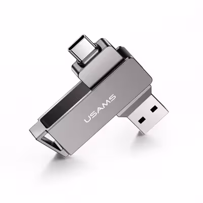 فلش مموری یوسمز مدل Typec-Usb3-High Speed-ZB201 ظرفیت 128 گیگابایت